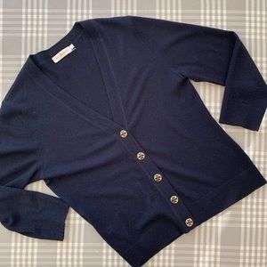 ⭐️ TORY BURCH ⭐️ Shrunken Simone Navy Cardigan